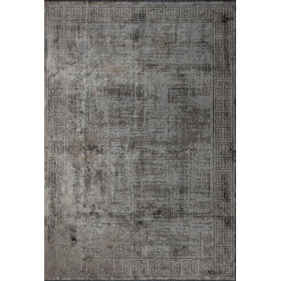 Rapture Gray Camouflage Luxury Area Rug