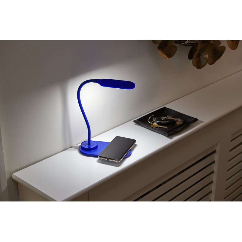 Folding Desk Lamp Adjustable Desk Lamp, Blue