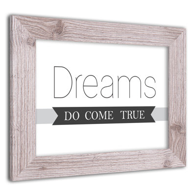 «Dreams Come True», reproduction encadrée