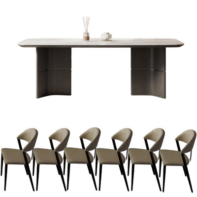 Italian style light luxury home table sets