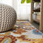 Tapis orange / multicolore intérieur / extérieur Midgard-371550364