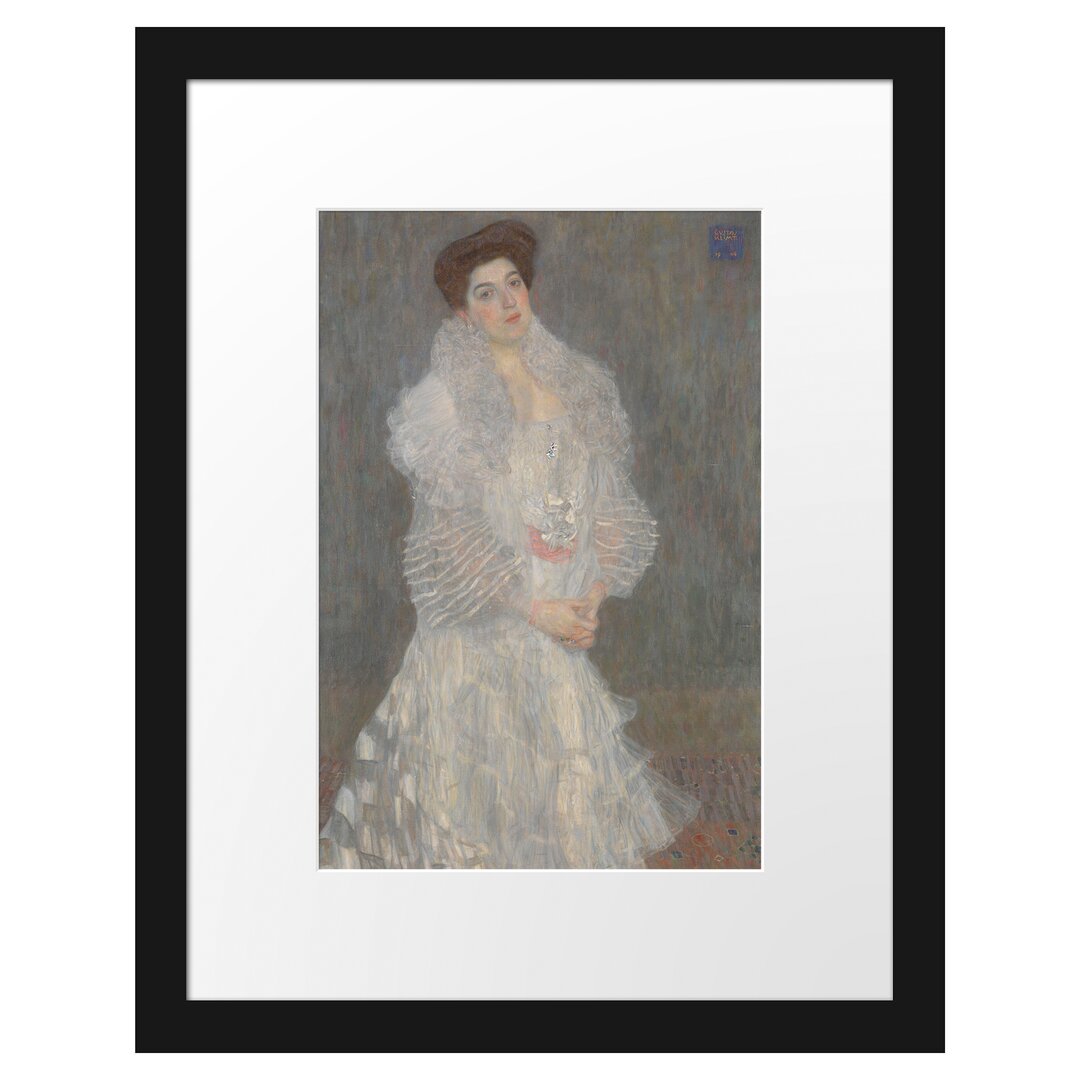 Gerahmter Kunstdruck Hermione Gallia von Gustav Klimt