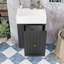 Meuble-lavabo mural avec lavabo, tiroir et tablette latérale-80522164