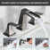 Widespread 2-handle Bathroom Faucet with Drain Assembly