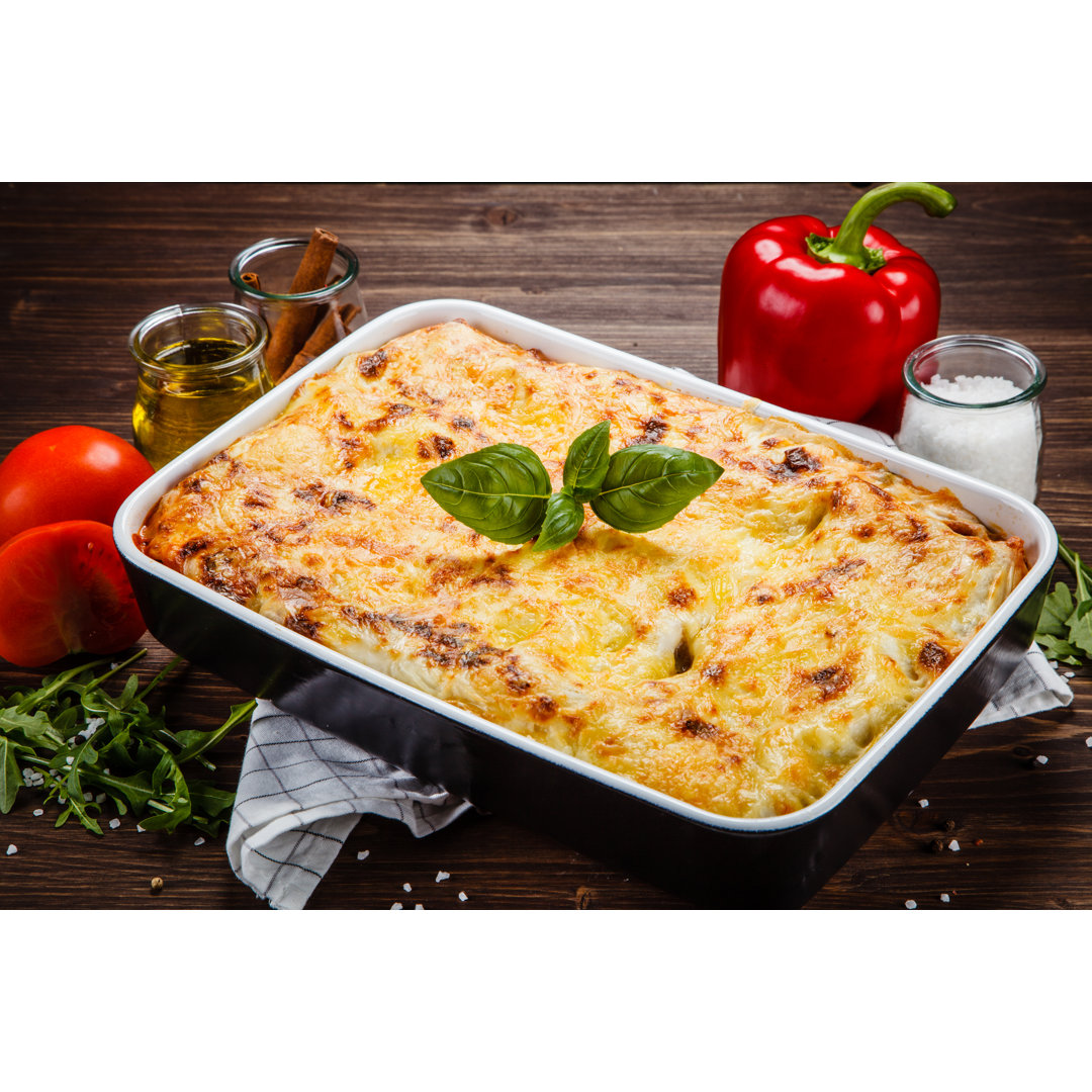 Lasagna by Gbh007 - Wrapped Canvas Print