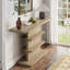 Console 63 po, rangement rétro à 2 niveaux pour salon - naturel-129912094-129912096-129912099