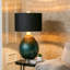 79cm Living Room Table Lamp with Glass Base, Bedside Buffet Lamp for Bedroom with Linen Shade-93674535-93674532