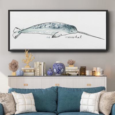 Baleine III - toile encadrée