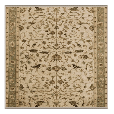 Tapis brun lavable à la machine