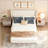 Carmen Upholstered Wingback Bed with 52.3\-783389250