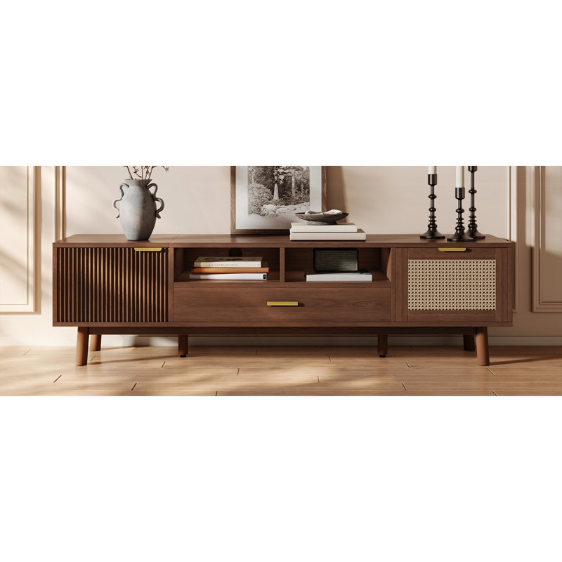 Wood Fashionable TV Stand for 75" TVs