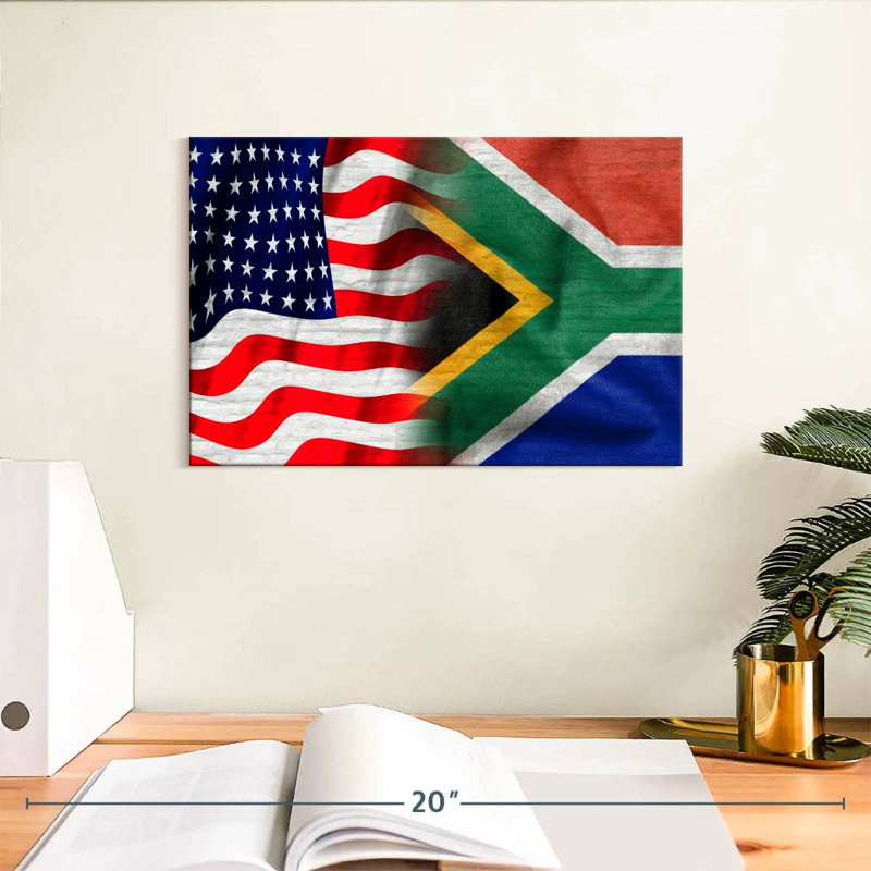 Drapeau de Borges aux États-Unis et en Afrique du Sud, H 8 po x l 12 po