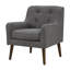 Fauteuil capitonné 25 po Mid Century-27887566