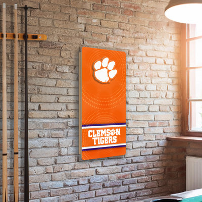 Mini-cornhole mural Clemson University