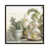 Toile avec cadre gris