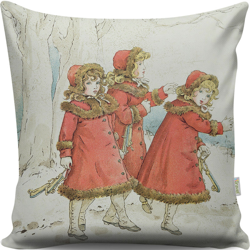 Premium Washable Cushion, 17.0 x 17.0 Inches, 50% Cotton / 50% Polyester, Silicone Filling, Concealed Zip | Soft, Comfortable & Ironable | Perfect for Home Decor, Living Room & Bedroom Accents