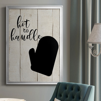 «Hot to Handle», reproduction encadrée de qualité supérieure - prête à être accrochée