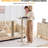 Overbed Table With Hidden Wheels, Mobile Standing Desk Hospital Bed Table Laptop Bedside Sofa Side Table, Multi-Purpose Rolling Overbed Table-951737213