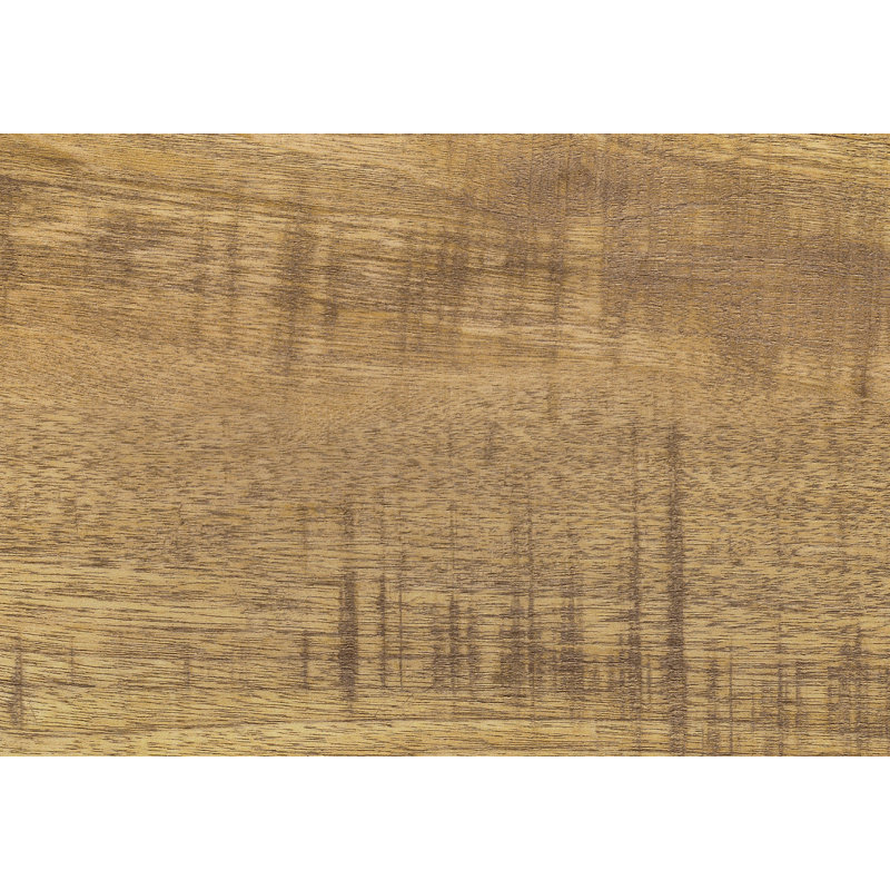 Table basse, accent, cocktail, rectangulaire, salon, l 48 po, aspect bois de manguier, métal noir, contemporain, moderne