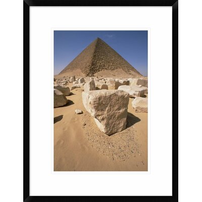 Global Gallery 'Sandstone Blocks of White Pyramid of King Snefru at ...