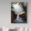 «Light on a Waterfall» de Fikes, reproduction de peinture à l'huile sur toile tendue-25323209