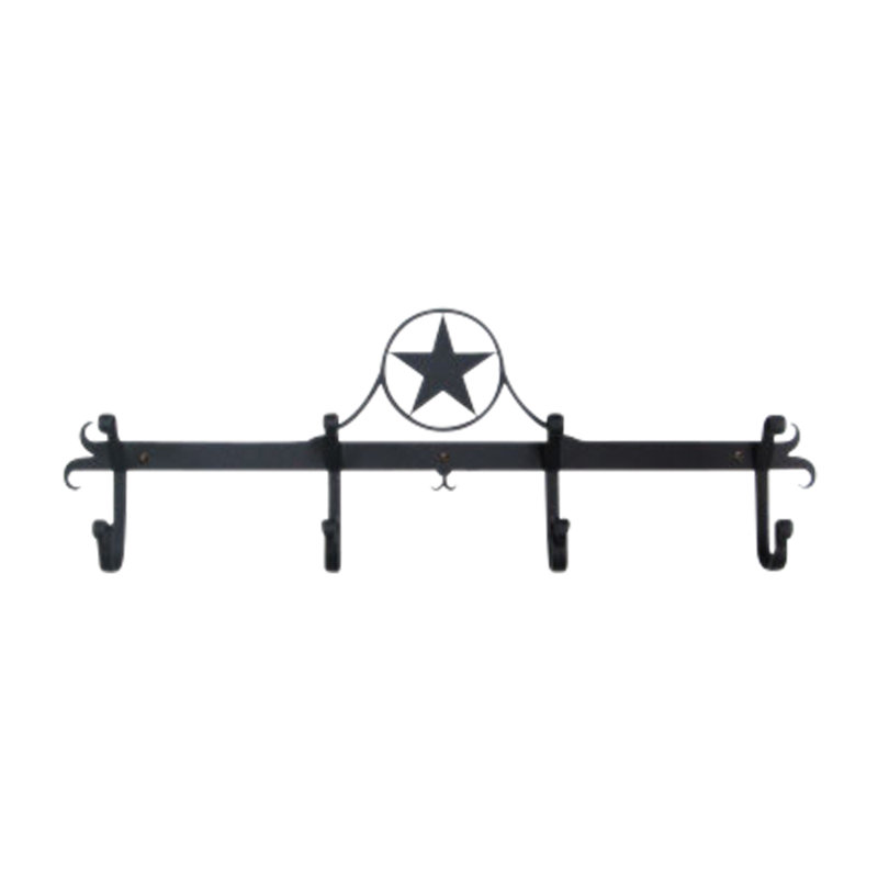 Gambier Iron Wall 4 - Hook Wall Mounted Coat Rack