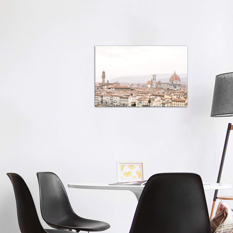Cityscape III, Florence, Italy par Inconnu - reproduction de photo encadrée, Toile tendue, H 26 po x l 40 po x 1,5 po