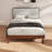 Wyller Rubberwood Platform Bed, Queen