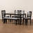 Fabbiha 6 - Piece Rubberwood Dining Set