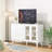 Farmhouse Buffet Cabinet, 55.5" Coffee Bar With 3 Drawers And Pop-Up Doors, Large Rustic Sideboard For Dining Room, Kitchen, Hallway, And Living Room-124594331