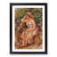 Woman Daydreaming by Pierre-Auguste Renoir - Picture Frame Painting-62805437-62805440