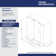 Enigma-X 72.38" x 76" Single Sliding Frameless Shower Enclosure with Clear Max Technology