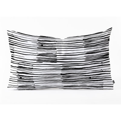  Sea Stripes Oblong Indoor/Outdoor Lumbar Pillow