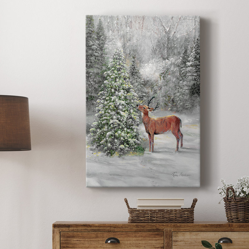 Hiver hivernal - galerie Cavas sur mesure, H 36 po x l 24 po
