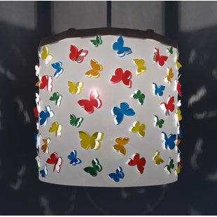 25cm H Plastic Drum Lamp Shade ( Spider ) (Set of 2)