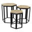 Solid Wood Top Nesting Tables