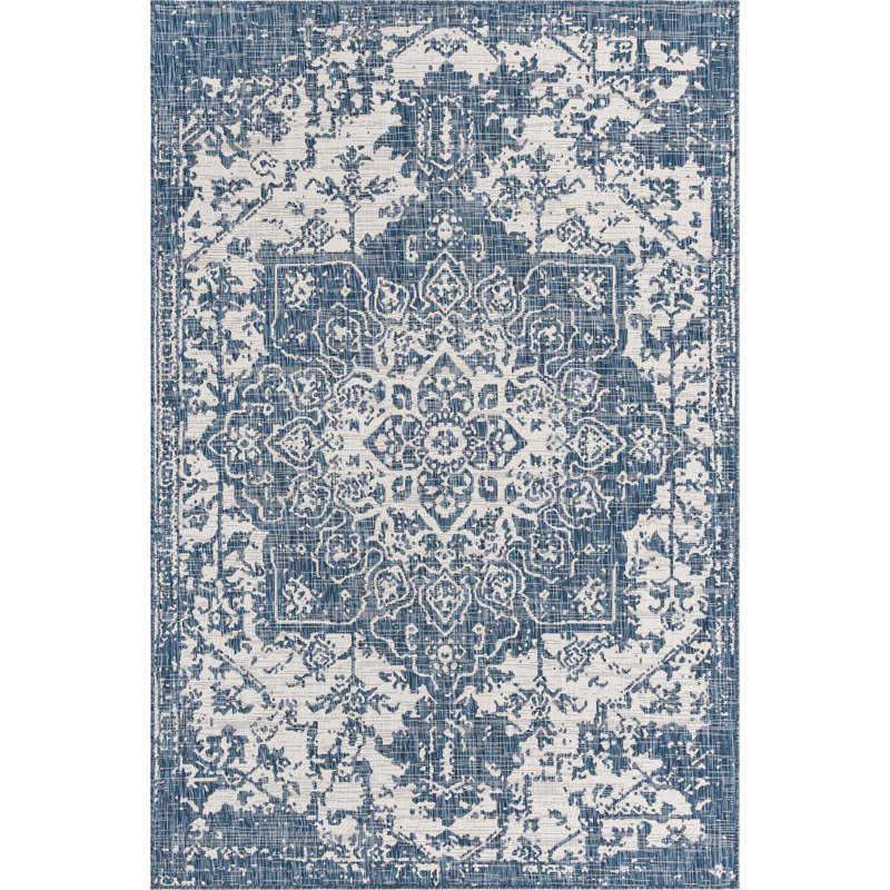 Jill Zarin Dubai Indoor/Outdoor Rug, Rectangle 6'1" x 9'