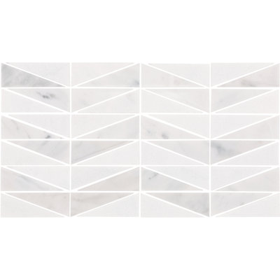 Daltile Perfit Mosaix 4 1/2" x 1 1/2" Natural Stone Wedge Mosaic (5 PC per Carton) (6.3 SQFT per Carton)