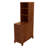 Multifunctional White End Table with Charging Station & Storage Drawers-1541349902