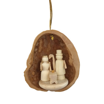 Ornement figurine suspendu crèche