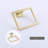 Wall Mount Square Towel Rings (2 Plece)-105864581