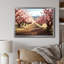 «Pink Cherry Blossom Field I», reproduction sur toile-318984465-318984478