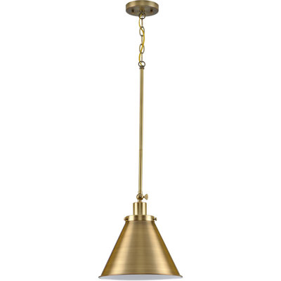 Luminaire suspendu conique 1 lumière