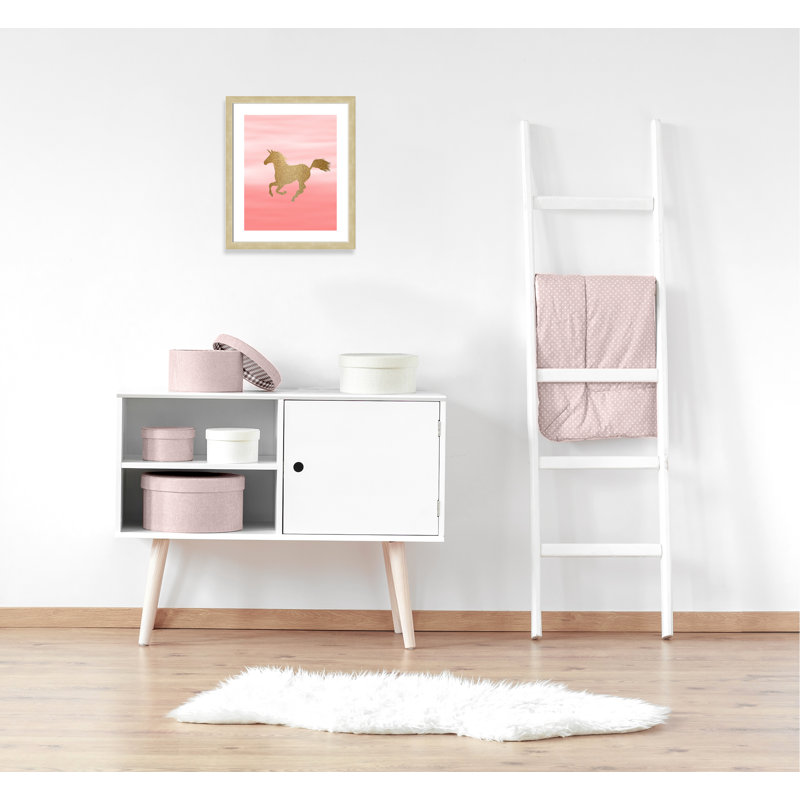 Adhésif décoratif ombre rose 3 pi, H 24,5 po x l 20,5 po x P 0,6 po, Encadrement champagne