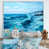 Toile encadrée flottée blanche