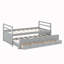 Bed With Headboard, Footboard, Trundle And Storage Drawers-848816639
