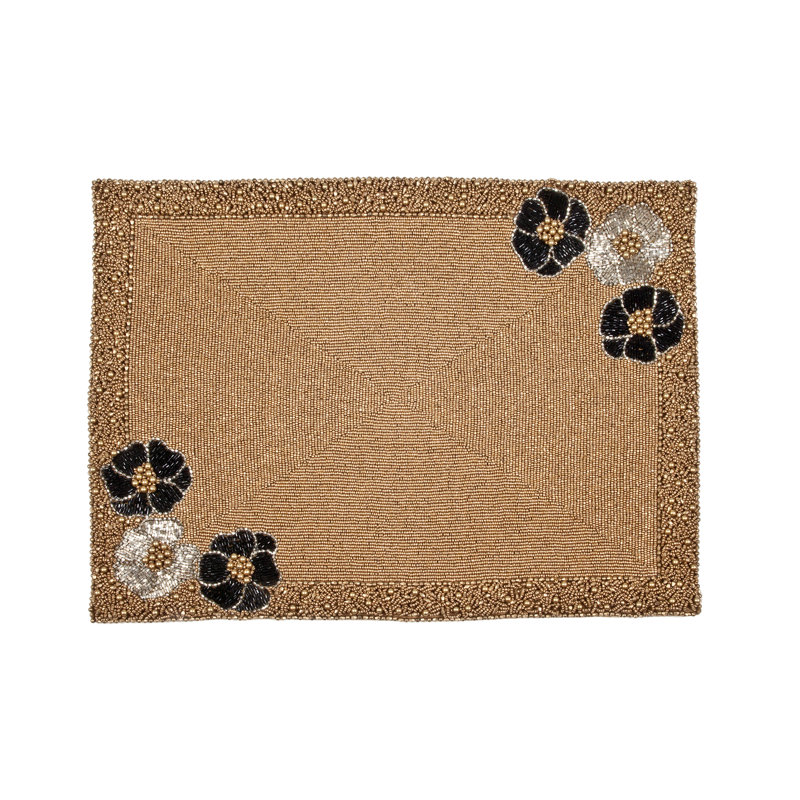 Soft Gold Flower Placemat