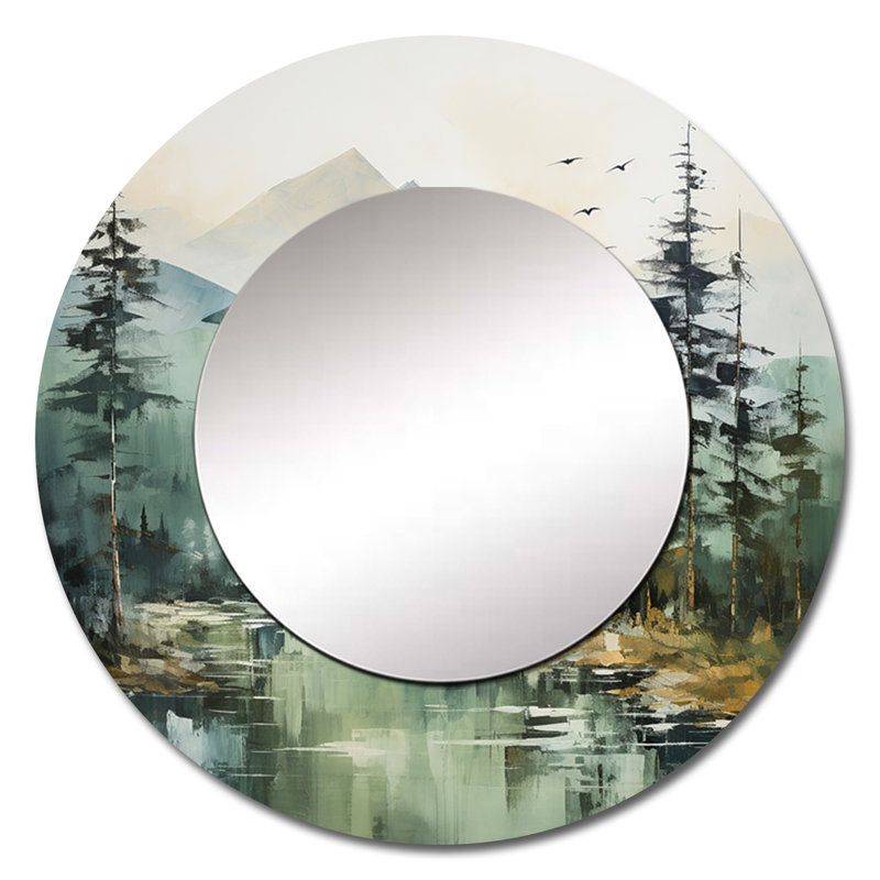 Miroir mural Bold Landscape Canada Emerald Wilderness I - Canada, 23 po x 23 po
