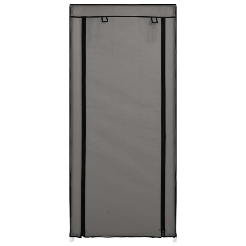 10 Pair Shoe Rack, Grey