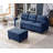 78.2"wide Upholstery Sofa With Square Arms-76431639
